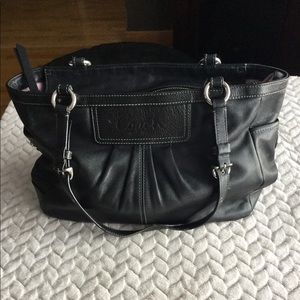 Coach Black Leather handbag